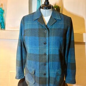 Pendleton Blue Plaid Women's Jacket- 49er look
